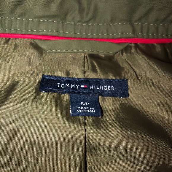 Tommy Dark Green Rain Coat - Picture 2 of 5